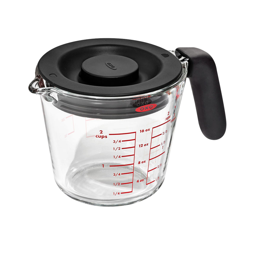 OXO Good Grips Glass Measuring Cup with Lid 500ml - Image 01