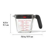 OXO Good Grips Glass Measuring Cup with Lid 500ml - Image 06