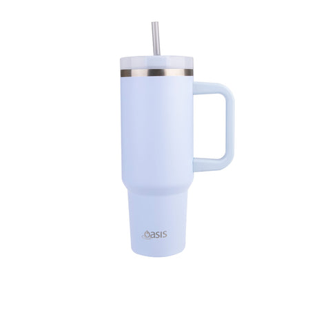 Oasis Stainless Steel Double Wall Insulated Commuter Travel Tumbler 1.2 Litre Periwinkle - Image 01