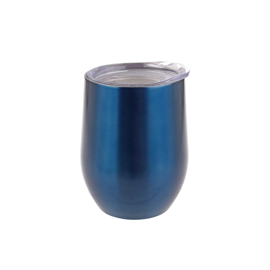 Oasis Double Wall Insulated Wine Tumbler 330ml Sapphire - Image 01