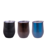 Oasis Double Wall Insulated Wine Tumbler 330ml Sapphire - Image 03