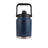 Oasis Stainless Steel Insulated Jug with Carry Handle 2.1 Litre Navy - Image 01