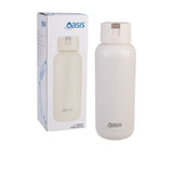 Oasis Moda Triple Wall Insulated Drink Bottle 1 Litre Alabaster - Image 02