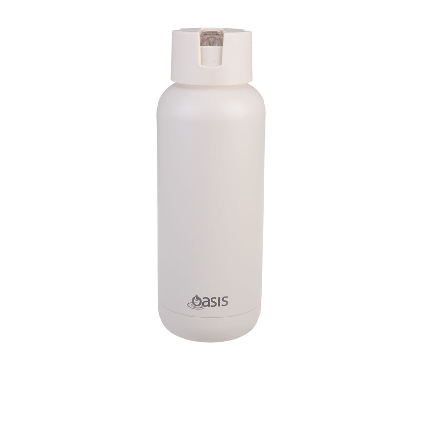 Oasis Moda Triple Wall Insulated Drink Bottle 1 Litre Alabaster - Image 01