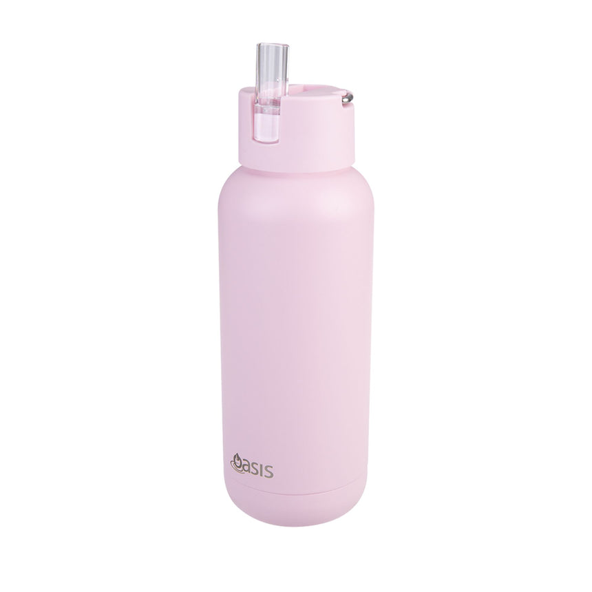 Oasis Moda Triple Wall Insulated Drink Bottle 1 Litre in Pink Lemonade - Image 04