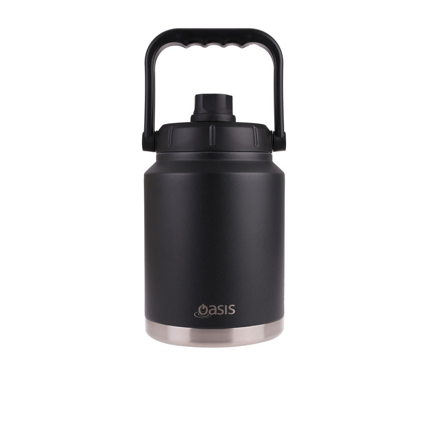 Oasis Stainless Steel Insulated Jug with Carry Handle 2.1 Litre in Black - Image 01