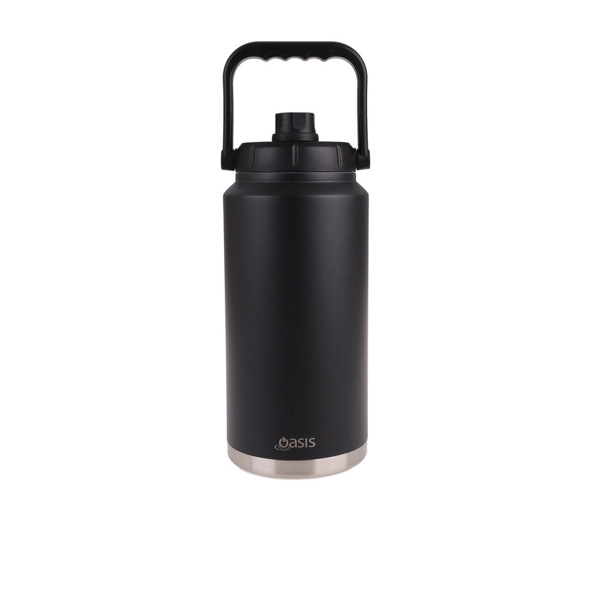 Oasis Stainless Steel Insulated Jug with Carry Handle 3.8 Litre in Black - Image 01