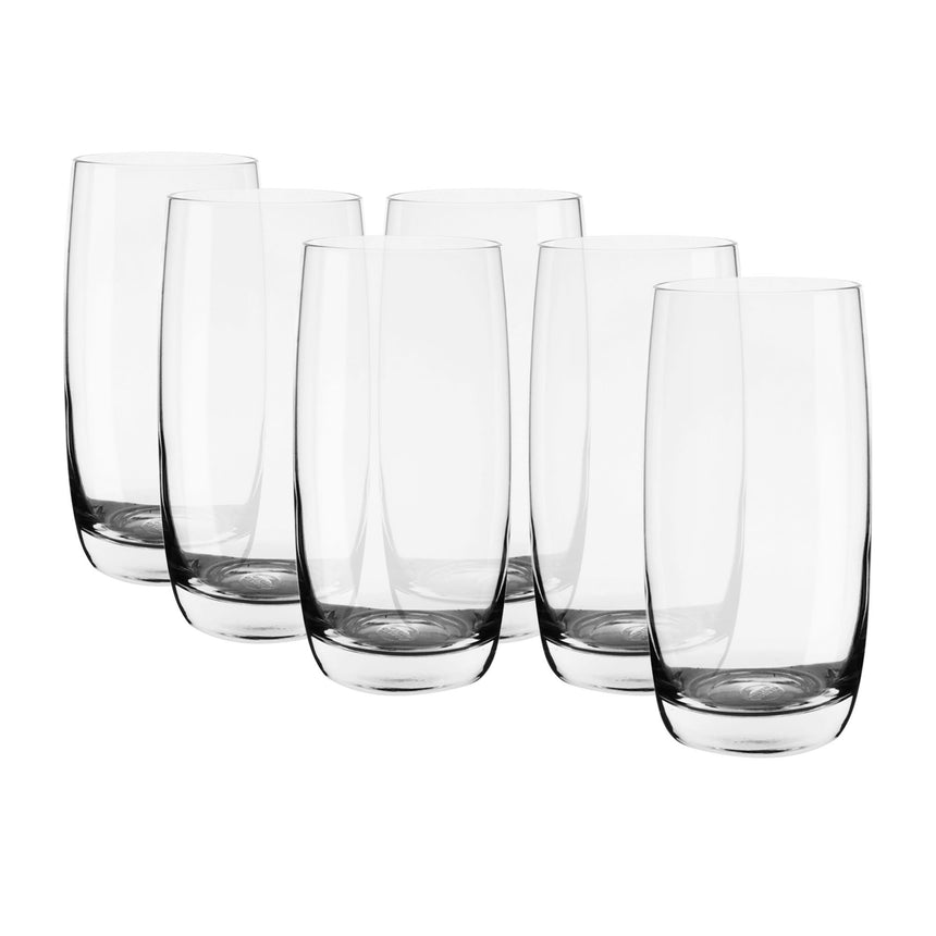 Ocean Ivory Highball Glass 370ml Set of 6 - Image 01