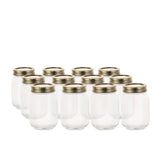 Salisbury & Co Mason Jar with 2 Piece Lid 500ml Set of 12 - Image 01