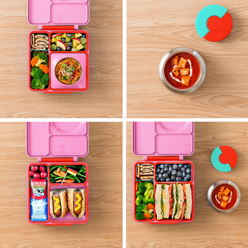 Omie Hot and Cold Bento Box in Pink Berry - Image 03