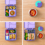 OmieBox Hot and Cold Bento Box Purple Plum - Image 03