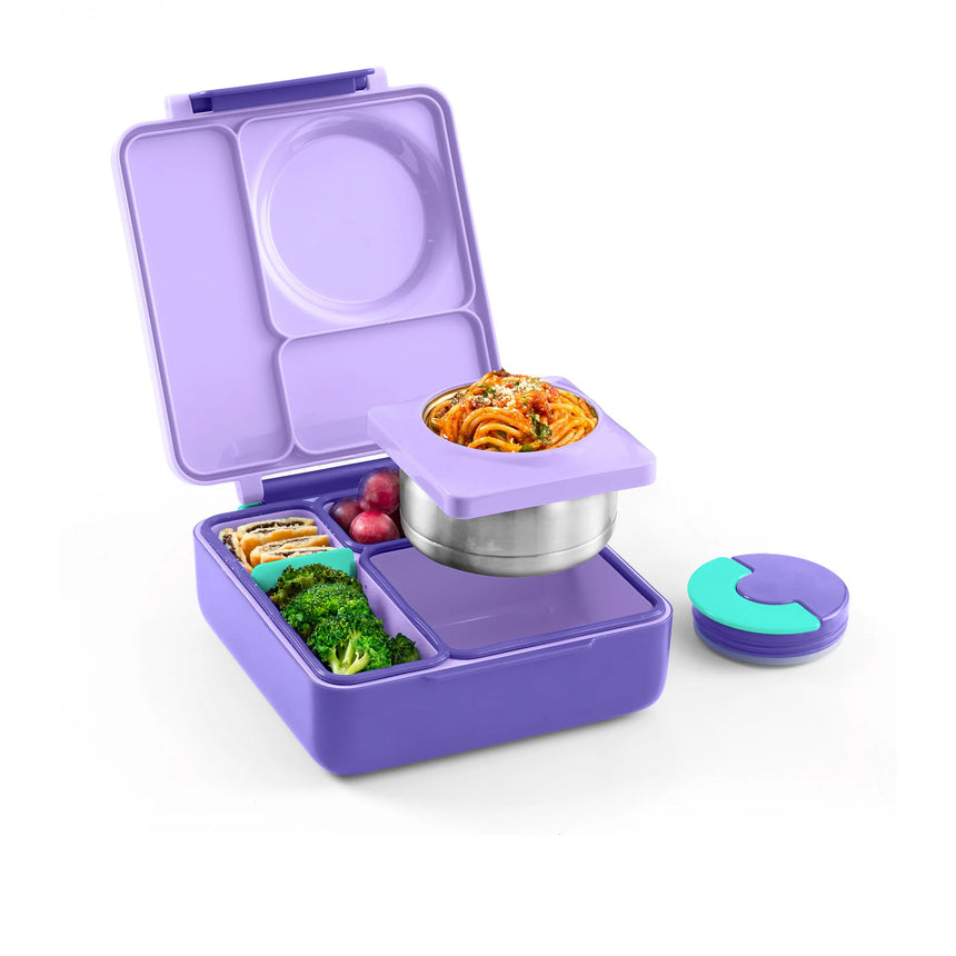 OmieBox Hot and Cold Bento Box Purple Plum - Image 04