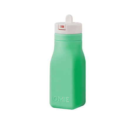 Omie Silicone Drink Bottle 250ml Green - Image 01