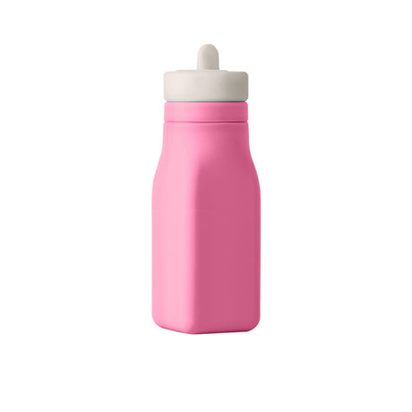 Omie Silicone Drink Bottle 250ml in Pink - Image 02