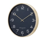 One Six Eight London Austin Silent Wall Clock 40cm Petrol Blue - Image 02