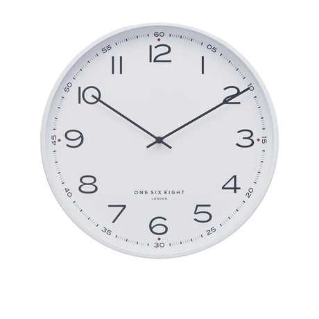 One Six Eight London Austin Silent Wall Clock 40cm White - Image 01