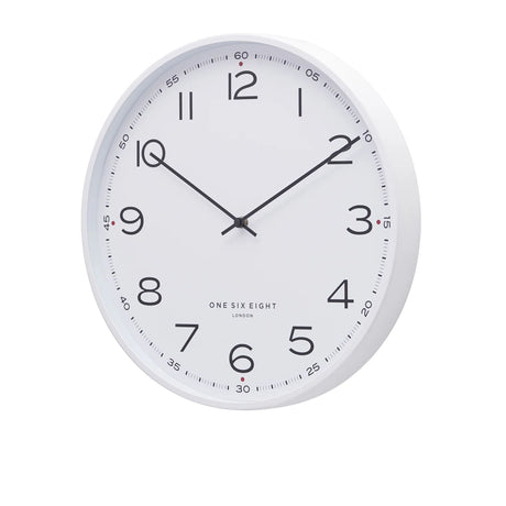 One Six Eight London Austin Silent Wall Clock 40cm White - Image 02