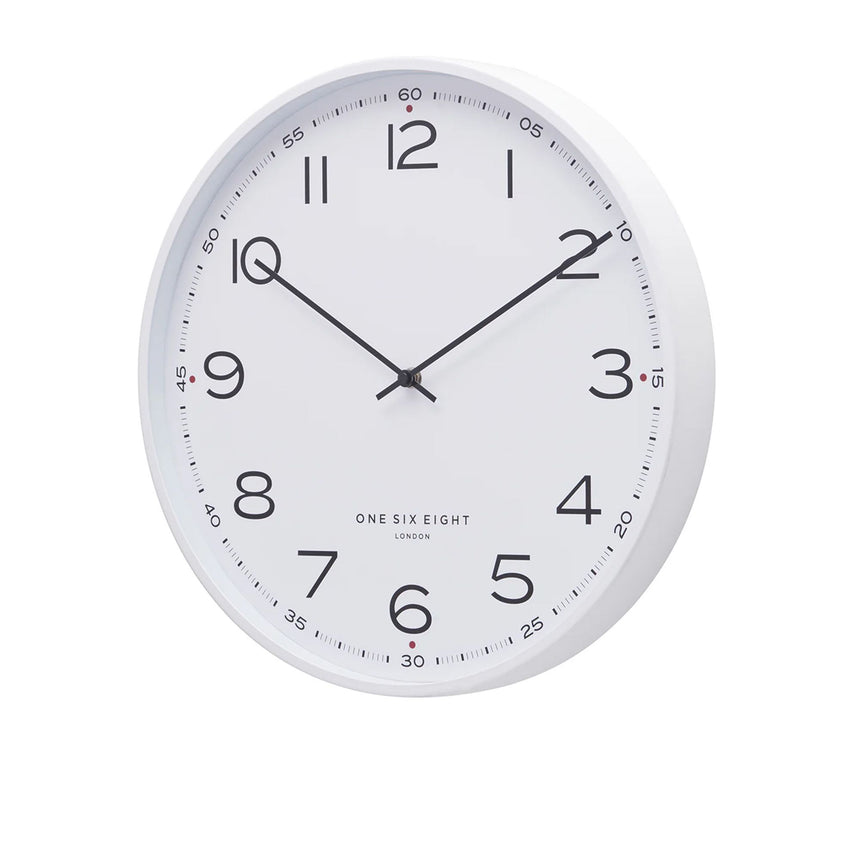 One Six Eight London Austin Silent Wall Clock 40cm White - Image 02