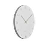 One Six Eight London Bianca Silent Wall Clock 40cm White - Image 02