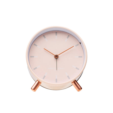 One Six Eight London Ellie Silent Alarm Clock Blush - Image 01