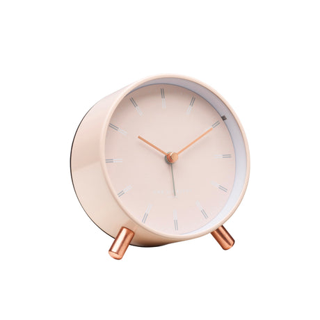 One Six Eight London Ellie Silent Alarm Clock Blush - Image 02