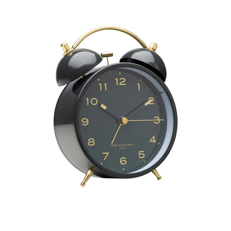 One Six Eight London Elsa Alarm Clock Black/Dark Grey - Image 02