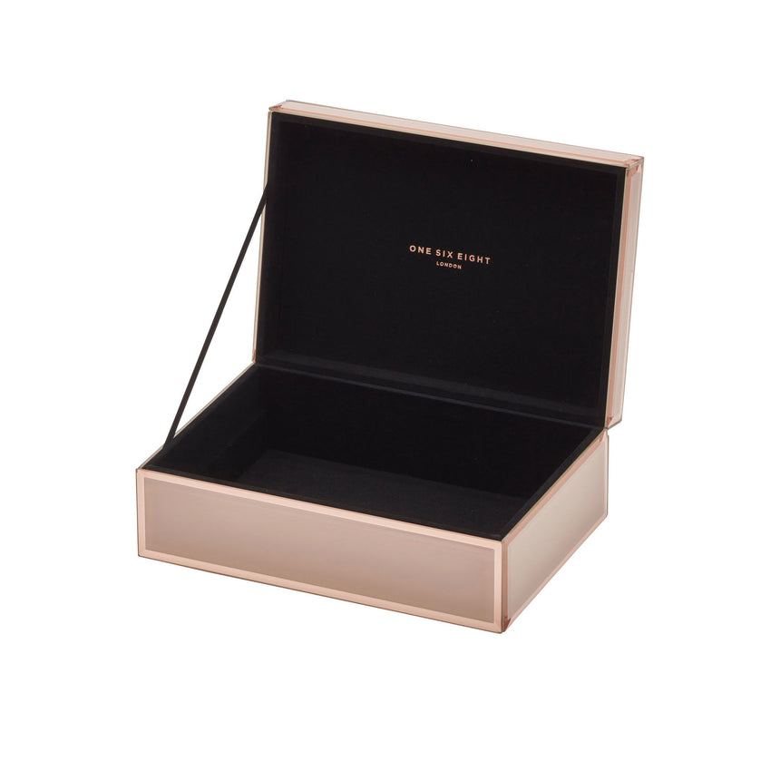 One Six Eight London Florence Jewellery Box 30cm Blush - Image 03