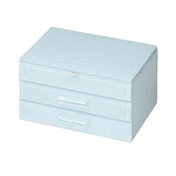 One Six Eight London Gabriella Jewellery Box 22cm Duck Egg Blue - Image 01