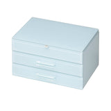 One Six Eight London Gabriella Jewellery Box 22cm Duck Egg Blue - Image 02