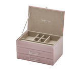 One Six Eight London Gabriella Jewellery Box 22cm Dusty Rose - Image 02