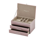 One Six Eight London Gabriella Jewellery Box 22cm Dusty Rose - Image 03