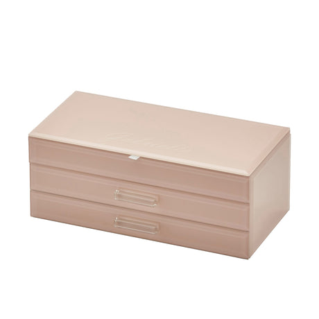 One Six Eight London Gabriella Jewellery Box 30cm Blush - Image 01