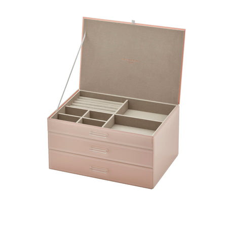 One Six Eight London Gabriella Jewellery Box 34cm Blush - Image 02