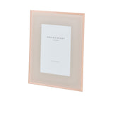 One Six Eight London Glass Photo Frame 20.5x25.5cm Blush - Image 01