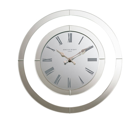 One Six Eight London Hamptons Glass Wall Clock 50cm - Image 01