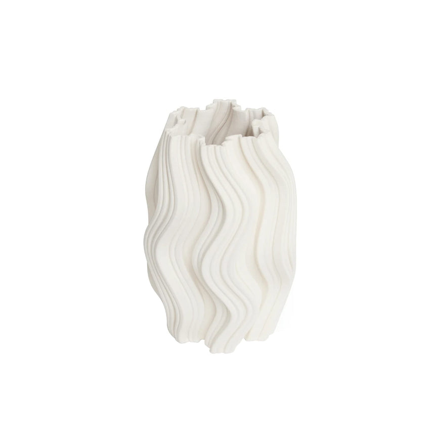 One Six Eight London Harper Vase 30cm White - Image 01