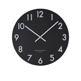 One Six Eight London Jackson Silent Wall Clock 40cm Black - Image 01