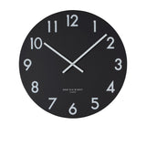 One Six Eight London Jackson Silent Wall Clock 60cm Black - Image 01