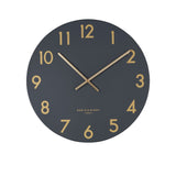 One Six Eight London Jones Silent Wall Clock 30cm Charcoal Grey - Image 01