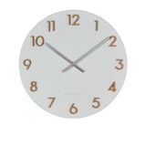 One Six Eight London Katelyn Metal Wall Clock 60cm White - Image 01