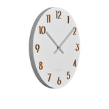 One Six Eight London Katelyn Metal Wall Clock 60cm White - Image 02