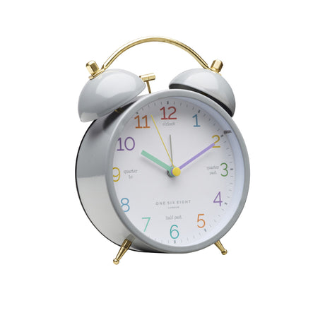 One Six Eight London Learn The Time Alarm Clock Grey - Image 02