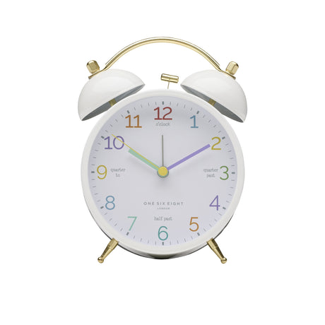 One Six Eight London Learn The Time Alarm Clock White - Image 01