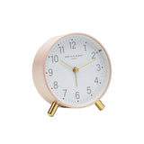 One Six Eight London Maisie Silent Alarm Clock Blush - Image 02