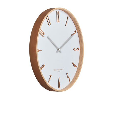 One Six Eight London Mason Silent Wall Clock 41cm White - Image 02