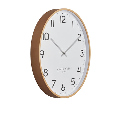 One Six Eight London Olivia Silent Wall Clock 53cm White - Image 02