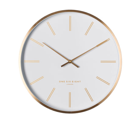 One Six Eight London Otto Silent Wall Clock 40cm White - Image 01