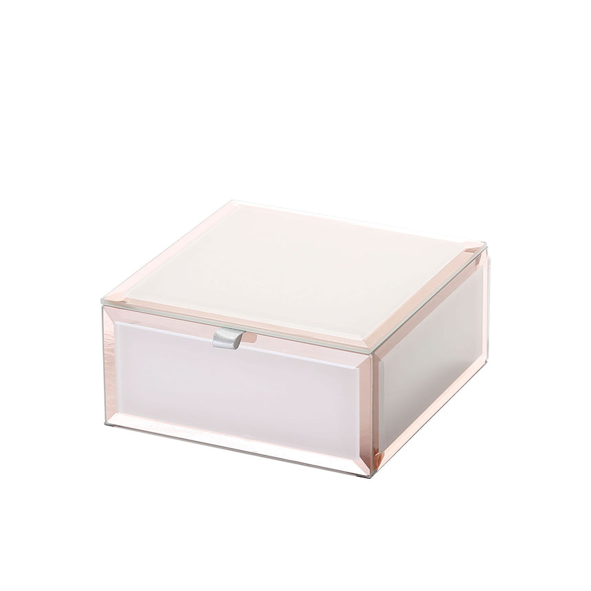 One Six Eight London Sara Jewellery Box 12cm Blush - Image 01