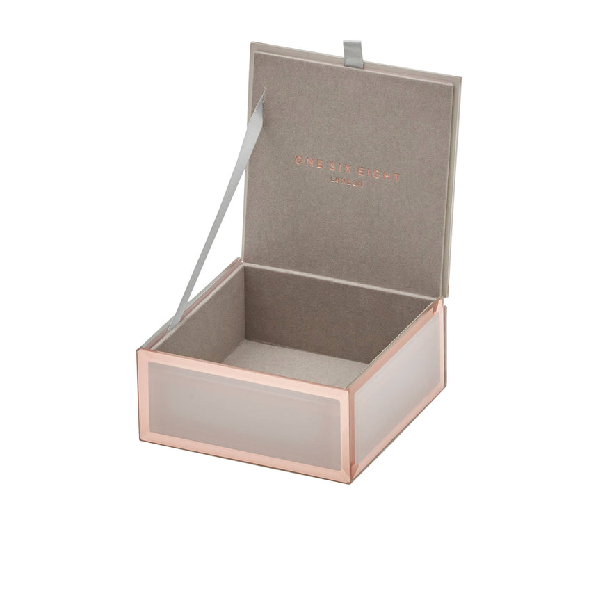 One Six Eight London Sara Jewellery Box 12cm Blush - Image 02