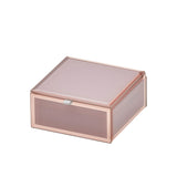 One Six Eight London Sara Jewellery Box 12cm Dusty Rose - Image 01